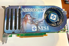 Msi Nx8800gts Rare Gaming Graphics Card