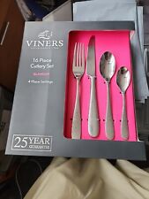 viners 16 Pieces cutlery sets 4 Place Setting GLAMOUR 25 YEARS GURENTEE GIFT PAC