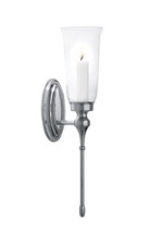 Candle holder chrome imperial - candle,