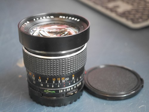 Mamiya sekor 45mm 8 lens - c,