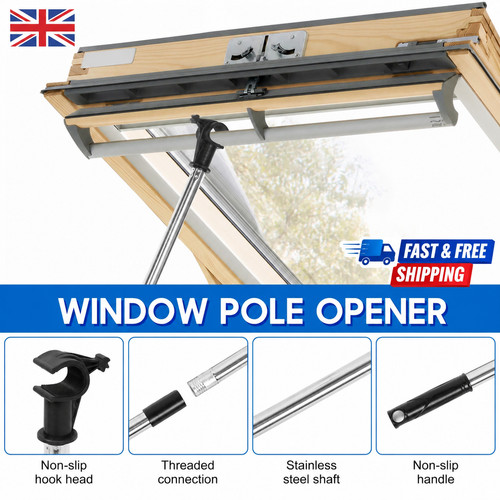 Window pole opener compatible - window,