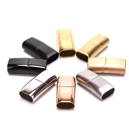 Stainless steel magnetic clasp - steel,