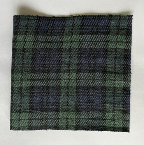 Barbour tartan repair - tartan, material