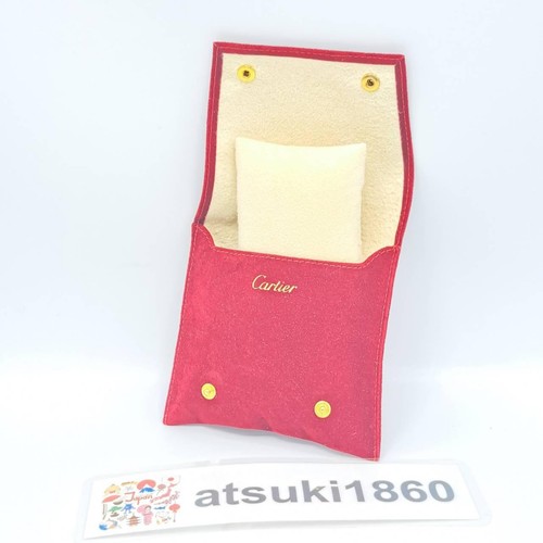 Cartier watch carry case - carry, red