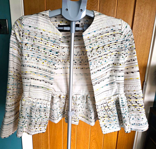 Zara white multicolour tweed - zara,