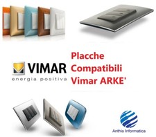 Placche COMPATIBILi VIMAR ARKE' arkè  2 3 4 7 POSTI