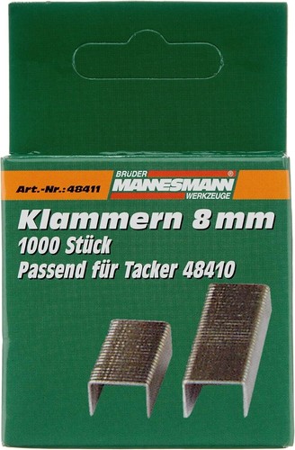Mannesmann staples 1000 - mannesmann, pcs