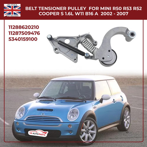 Ribbed belt tensioner - belt, pulley