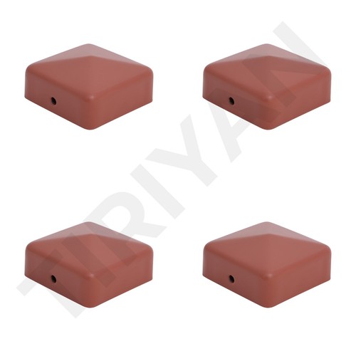 Pyramid square metal brown - square,