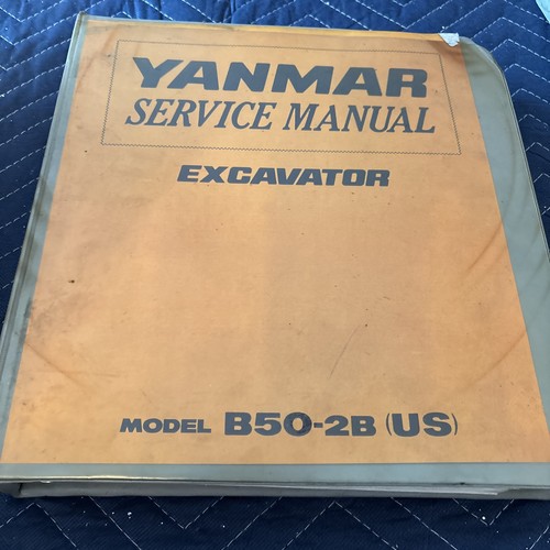 Yanmar excavator b50 - yanmar, 2b