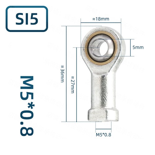 Rod end bearing rose joint - bearing,