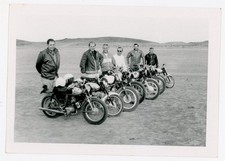 1960s Dirt Bikes & Riders Motorcycle Photo Bultaco Montesa Honda VTG Photo