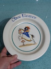 Poole Pottery Nursery Bowl Dora Batty 1930's 747 Ride A Cock Horse Banbury Cross