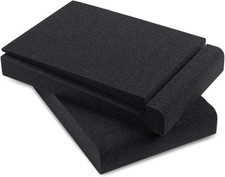 Studio Monitor Isolation Pads 5" Pair High Density Acoustic Foam