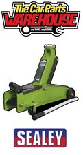 SEALEY Trolley Jack 3 tonne ton Long Chassis Heavy-Duty Hi-Vis  Hi Viz 1153CXHV