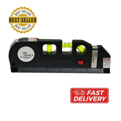 Spirit level with - with, laser