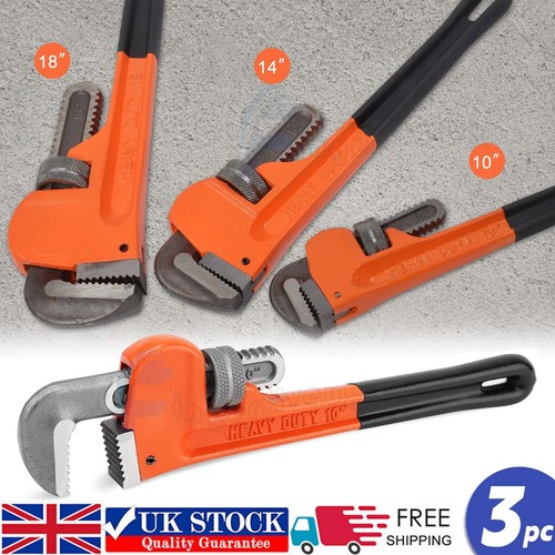 3pcs heavy duty stilson monkey - 3pcs,
