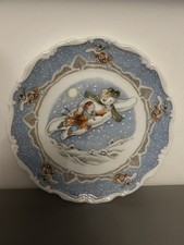 Vintage Royal Doulton The Snowman Plate - Walking in the Air - England 1985