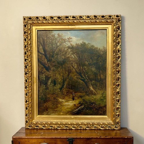 Joseph thors antique oil - antique,