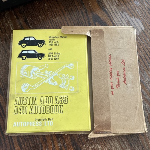 Austin a30 a35 a40 - a30, autobook