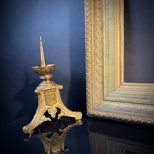 Large antique gilt picture - antique,