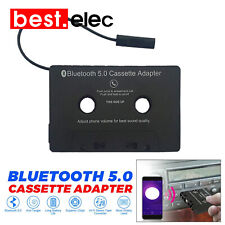Bluetooth 5.0 Car Audio Stereo Sound Cassette Tape Adapter MP3 Hand-Free Aux 6b