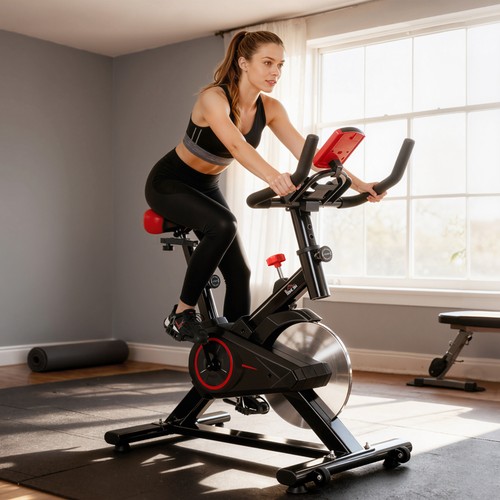 Indoor exercise bike - exercise,
