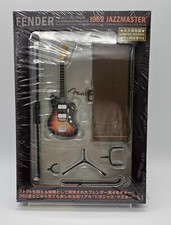 RARE! FENDER THE BEST COLLECTION 1962 JAZZ MASTER 1/8 Figure & Brown TOLEX CASE