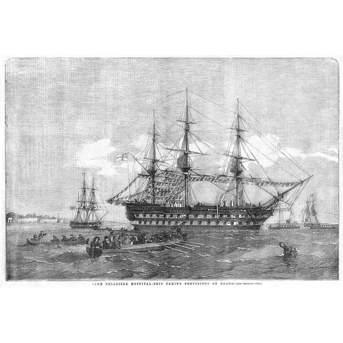 The belleisle hospital ship - the,