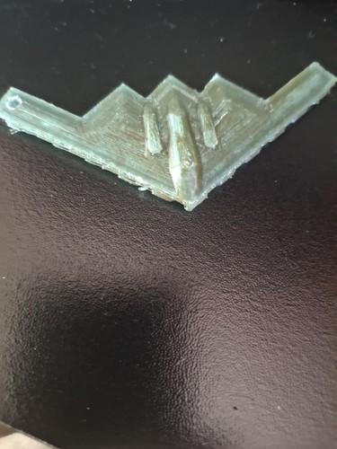 Stealth bomber airplane key - stealth,