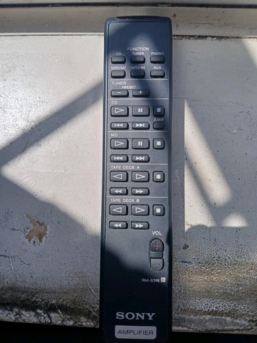 Sony amplifier remote rm316 - sony,