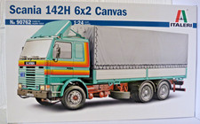 Italeri Scania 142H 6x2 canvas back truck 1:24 th scale kit no.90762