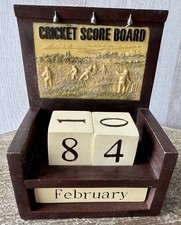 Perpetual Calendar Cricket