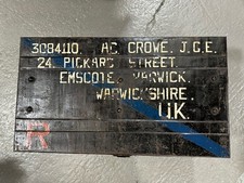 Vintage Military Metal Trunk A