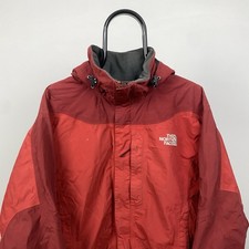 The North Face Men's HyVent Hooded Waterproof Jacket Red – Size Small