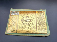 Vintage 1940/1950 Elgin American Gold Tone Cigarette Case/Lighter  Floral Design