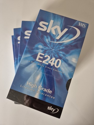 Sky e240 hour vhs video - 4-hour,