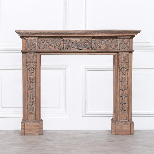 White cedar hand carved fire - white,