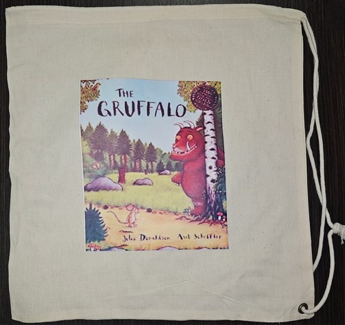 Children cotton story sacks - story,