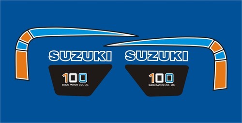 Suzuki ts100c decal kit - suzuki,