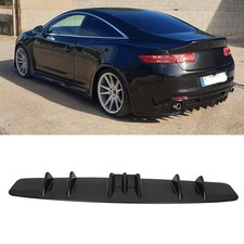 Rear Diffuser 7 Fin Bumper Lip Splitter Spoiler Body Kit For Renault Laguna MK3