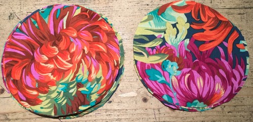Fabric jam jar covers - jam,