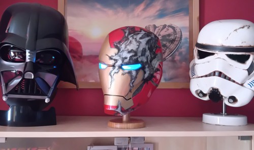 Iron man full size helmet - iron,