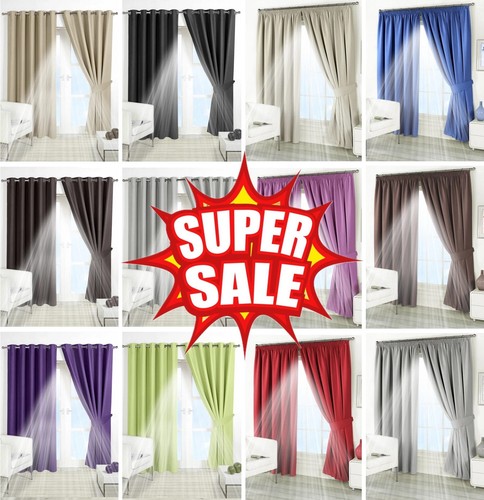 New thermal blackout curtains - blackout,