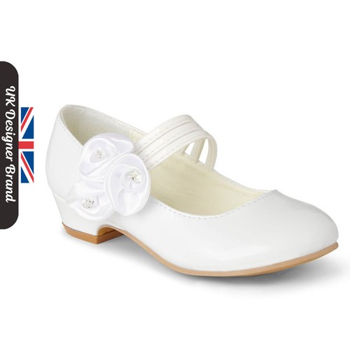 Girls communion shoes flower - communion,