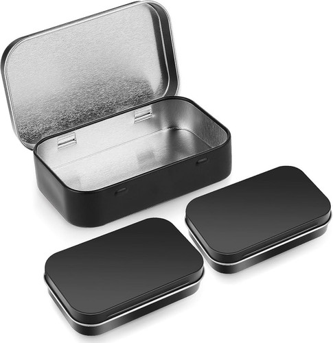 Tobacco tin black - tobacco, with