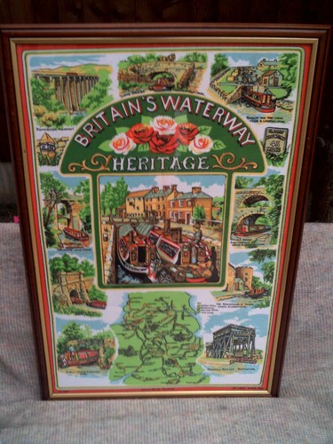 Canals narrow boat framed - canals,