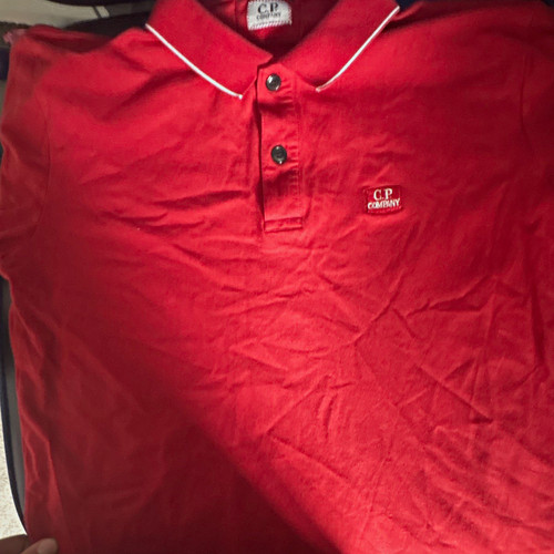 Company men s red polo - c.p.,