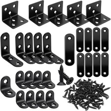 mankk 96PCS Black Straight