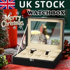 MENS 6 10 12 GRIDS PU LEATHER